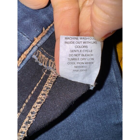 Soho New York & Company High Waist Pull-On Denim Leggings Large Jeggings‎ Jeans - Picture 7 of 7